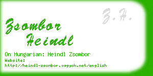 zsombor heindl business card